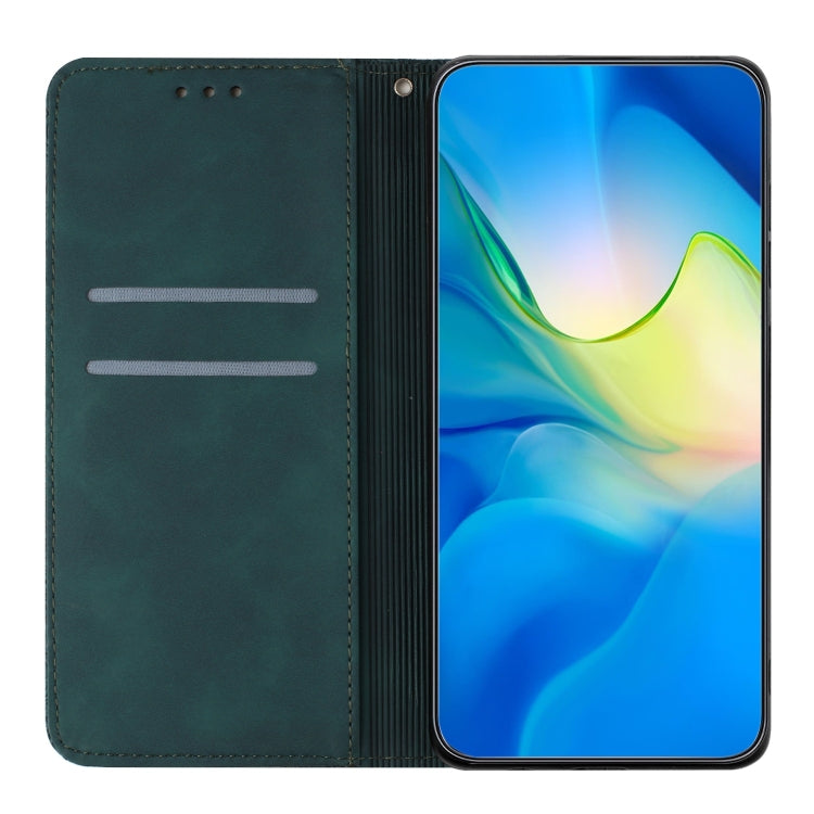 For Google Pixel 9 Pro XL Ethnic Embossed Adsorption Leather Phone Case(Blue) by buy2fix