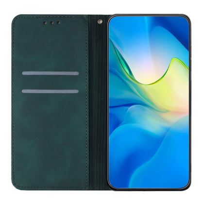 For Google Pixel 9 / 9 Pro Ethnic Embossed Adsorption Leather Phone Case(Blue) by buy2fix