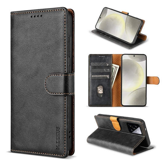 For Xiaomi 14 N.BEKUS CSJ-P1 Solid Color Leather Phone Case(Black)