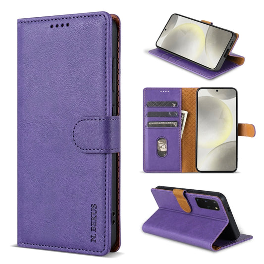 For Xiaomi 14 Ultra N.BEKUS CSJ-P1 Solid Color Leather Phone Case(Purple) - Xiaomi 14 Ultra Cases by N.BEKUS | Online Shopping UK | buy2fix