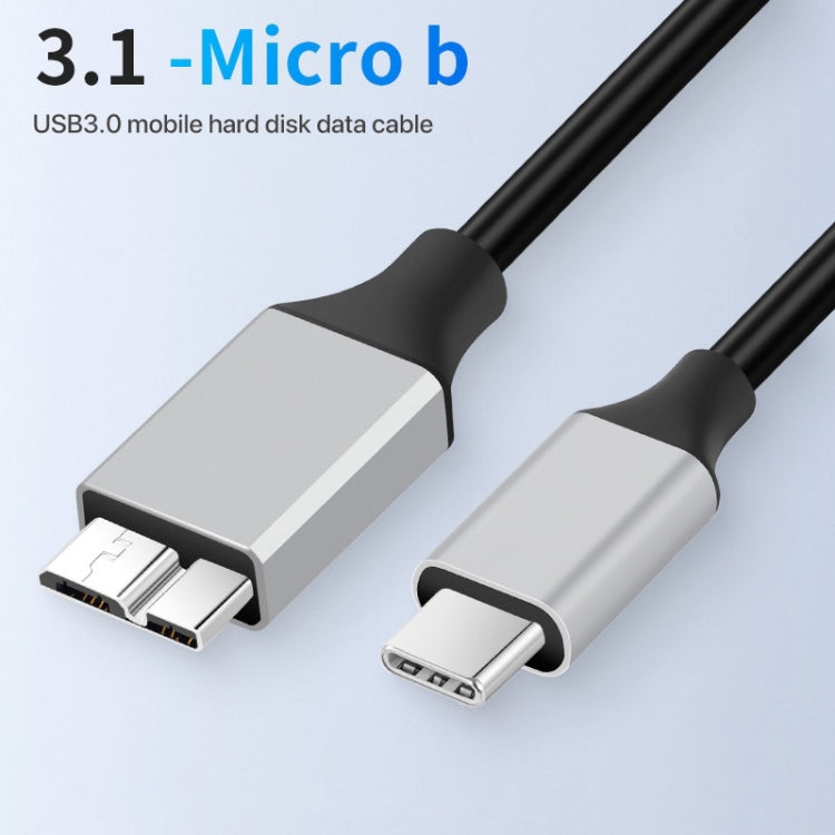 USB-C / Type-C 3.0 to Micro B Mobile Hard Disk Adapter Cable, Length:1m by buy2fix