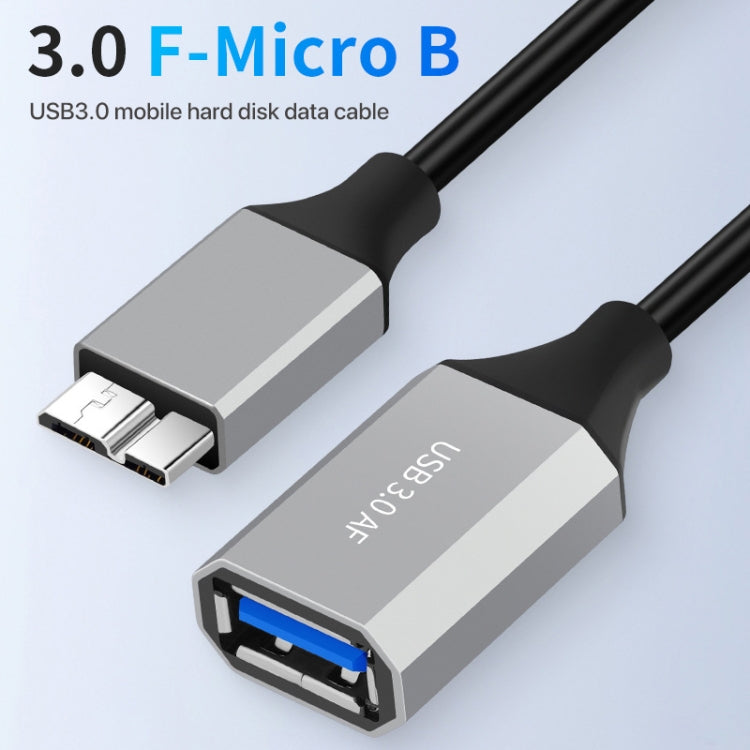 USB 3.0 A Female to Micro B Mobile Hard Disk Adapter Cable, Length:0.2m by buy2fix