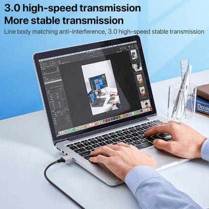 USB 3.0 A Male to USB-B Square Interface Printer Data Transmission Adapter Cable, Length:0.3m by buy2fix