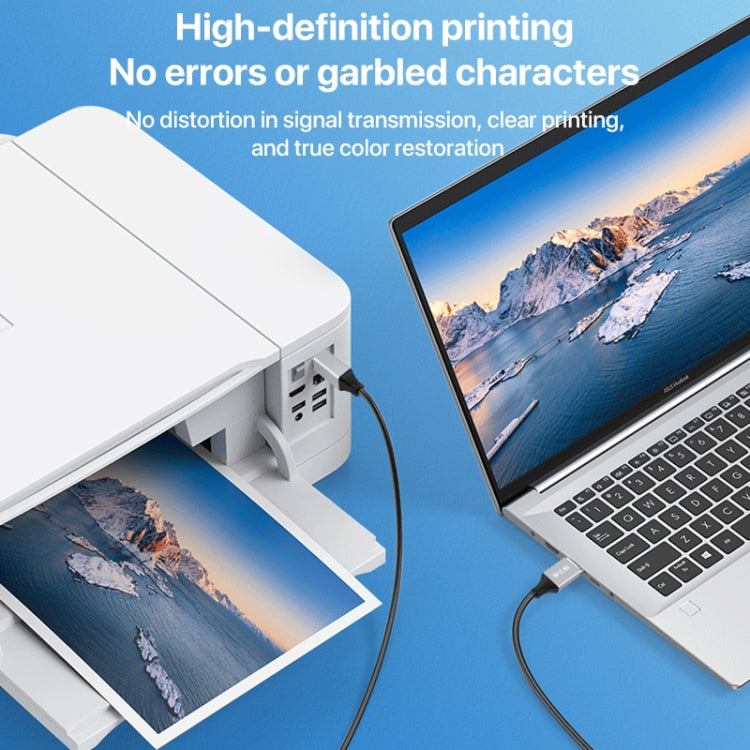 USB 3.0 A Male to USB-B Square Interface Printer Data Transmission Adapter Cable, Length:1m by buy2fix