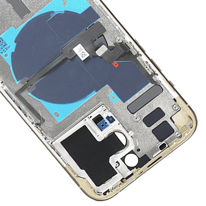 For iPhone 14 Pro Max Battery Back Cover with Power + Volume Flex Cable + Wireless Charging Module, Version:CE EU Version(Gold) by buy2fix