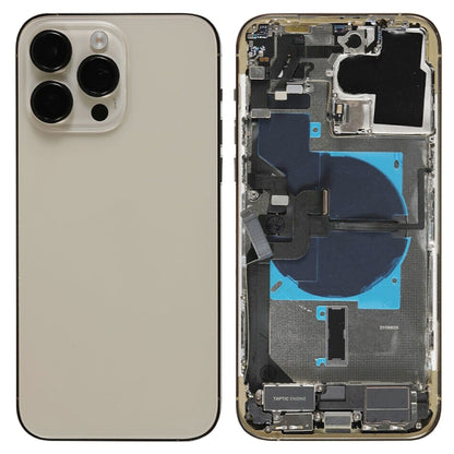 For iPhone 14 Pro Max Battery Back Cover Assembly, Version:US Version(Gold) by buy2fix