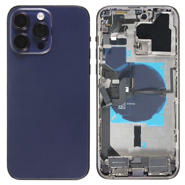 For iPhone 14 Pro Max Battery Back Cover Assembly, Version:China Version(Purple) by buy2fix