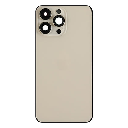 For iPhone 14 Pro Max Battery Back Cover with Side Keys & Card Tray, Version:US Version(Gold) by buy2fix