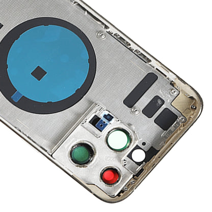 For iPhone 14 Pro Max Battery Back Cover with Side Keys & Card Tray, Version:US Version(Gold) by buy2fix