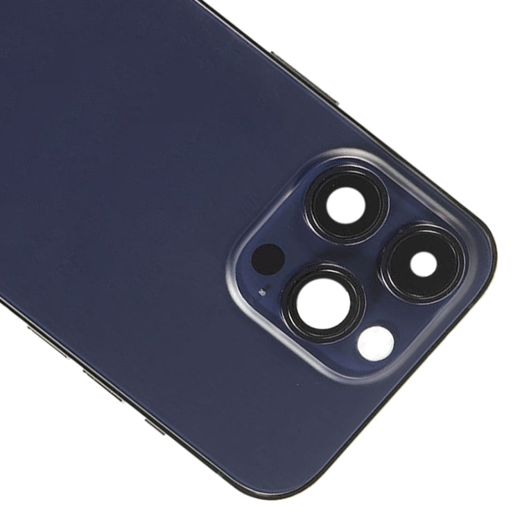 For iPhone 14 Pro Max Battery Back Cover with Side Keys & Card Tray, Version:US Version(Purple) by buy2fix