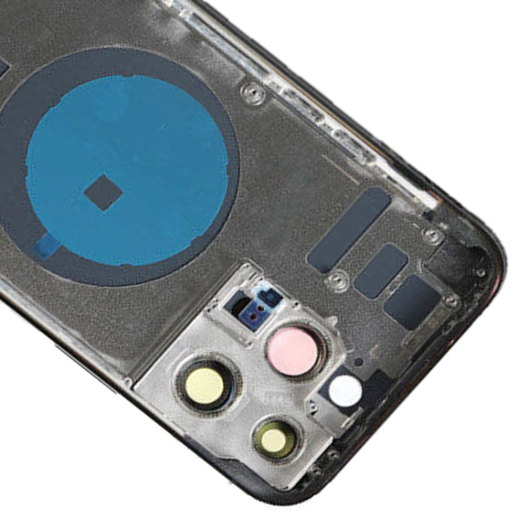 For iPhone 14 Pro Max Battery Back Cover with Side Keys & Card Tray, Version:CE EU Version(Purple) by buy2fix