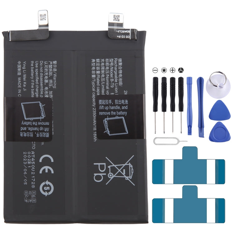 For vivo iQOO 9 B-T9 4350mAh Li-Polymer Battery Replacement - For vivo by buy2fix | Online Shopping UK | buy2fix