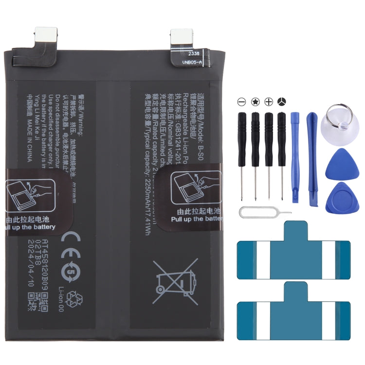 For vivo iQOO 8 Pro B-S0 4500mAh Li-Polymer Battery Replacement - For vivo by buy2fix | Online Shopping UK | buy2fix