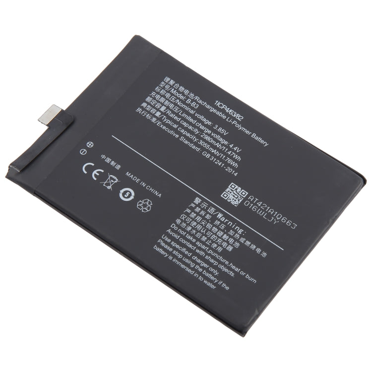 For vivo X9 B-B3 3050mAh Li-Polymer Battery Replacement - For vivo by buy2fix | Online Shopping UK | buy2fix