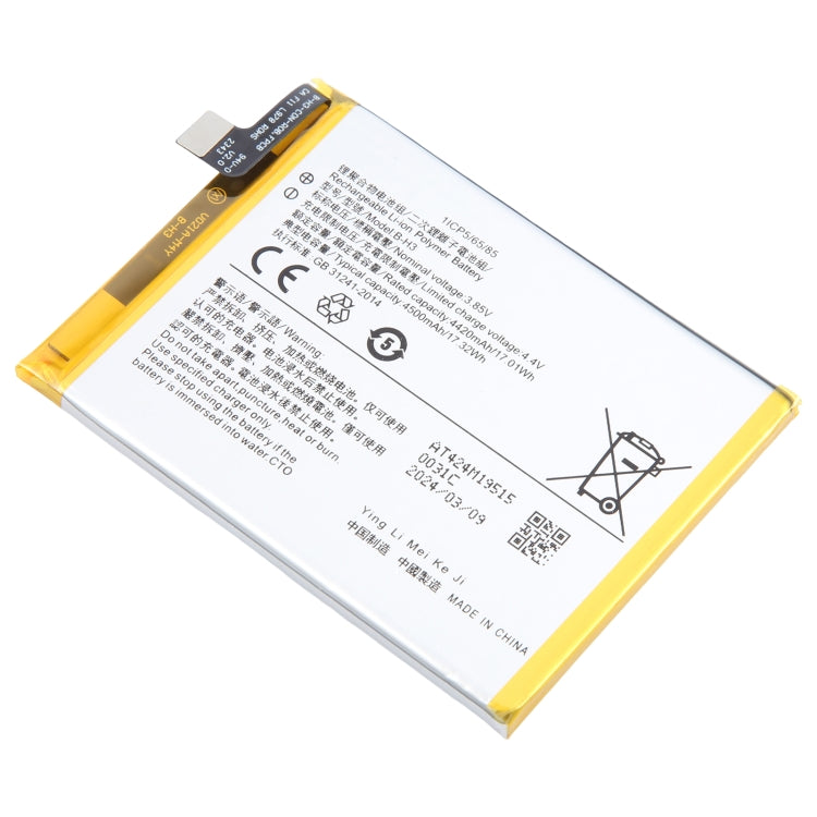 For vivo Z5 B-H3 4500mAh Li-Polymer Battery Replacement - For vivo by buy2fix | Online Shopping UK | buy2fix