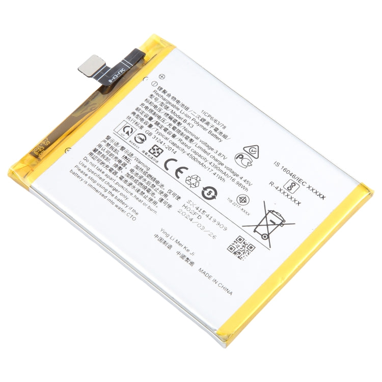 For vivo Y9s B-K3 4500mAh Li-Polymer Battery Replacement - For vivo by buy2fix | Online Shopping UK | buy2fix
