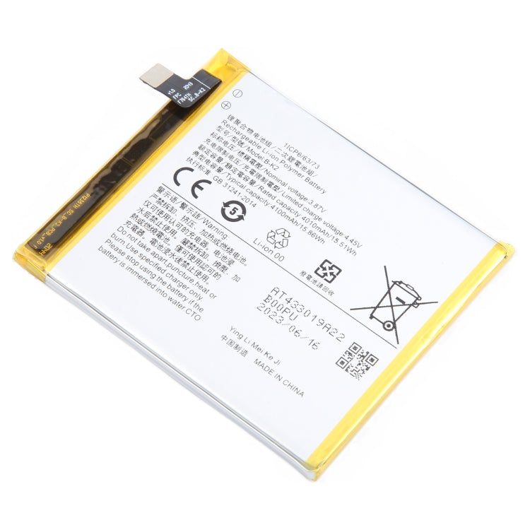 For vivo S5 B-K2 4100mAh Li-Polymer Battery Replacement - For vivo by buy2fix | Online Shopping UK | buy2fix