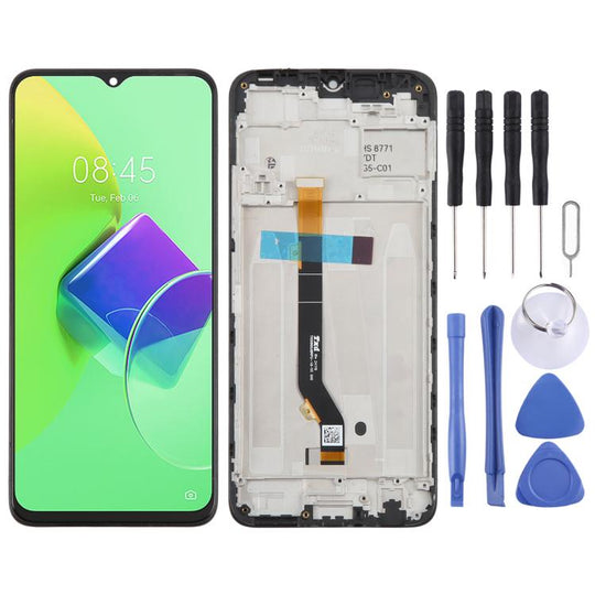 For Tecno Spark 9 Pro KH7 KH7n OEM LCD Screen Digitizer Full Assembly With Frame