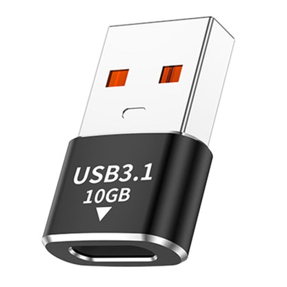 120W 10Gbps USB3.1 Male to USB-C / Type-C Female OTG Mini Adapter(Black) - OTG Adapter by buy2fix | Online Shopping UK | buy2fix