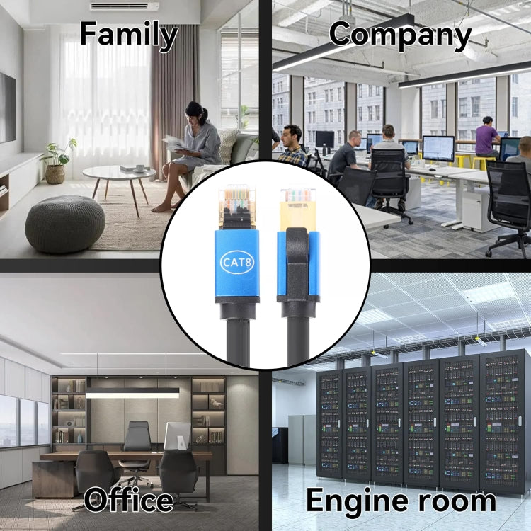 8m CAT8e Pure copper Computer Switch Router Ethernet Network LAN Cable by buy2fix