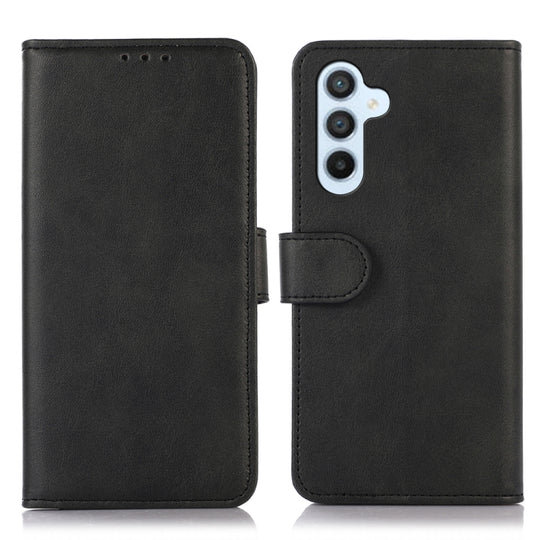 For Samsung Galaxy A36 5G Cow Texture Flip Leather Phone Case(Black)
