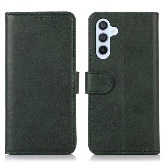 For Samsung Galaxy A37 5G Cow Texture Flip Leather Phone Case(Green)