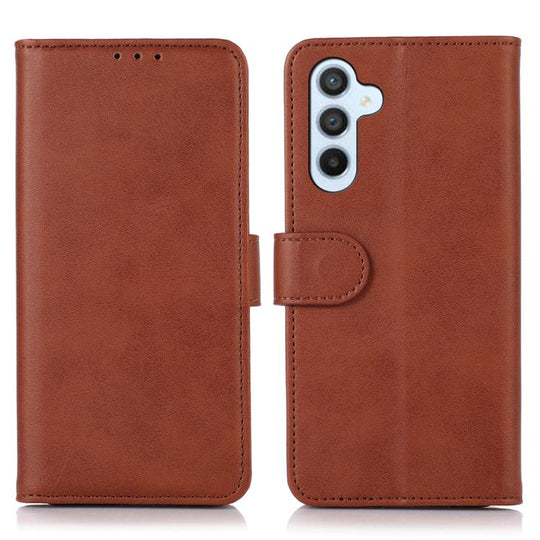 For Samsung Galaxy A37 5G Cow Texture Flip Leather Phone Case(Brown)
