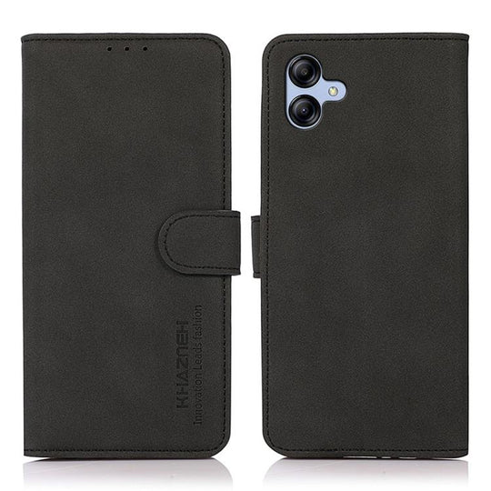 For Samsung Galaxy A07 5G/A08 5G KHAZNEH Matte Texture Leather Phone Case(Black)