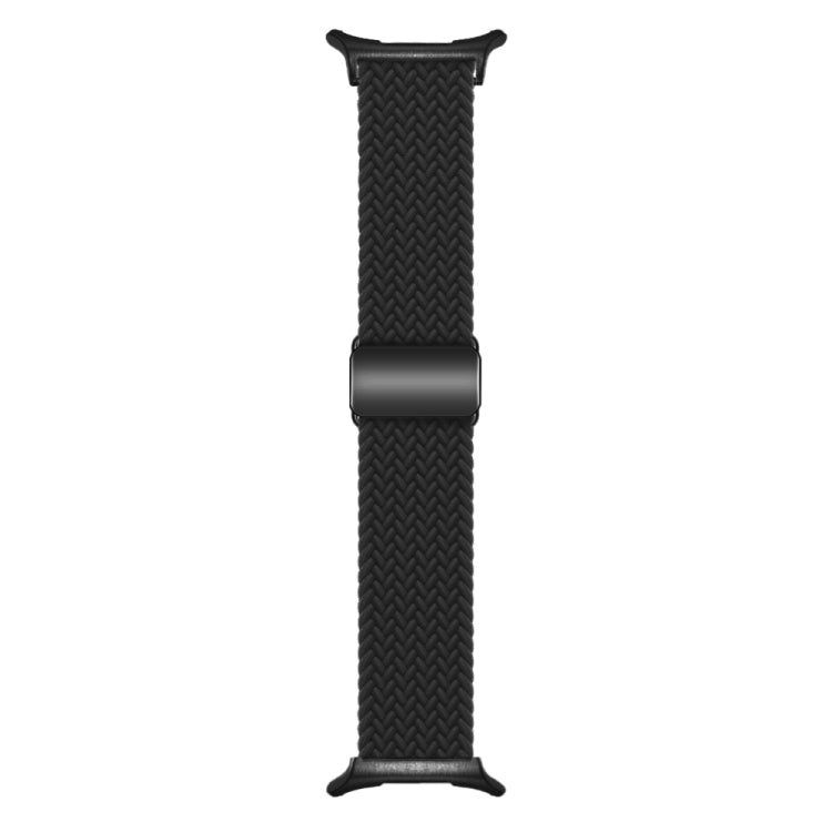 For Samsung Galaxy Watch Ultra 47mm / Ultra 2025 Nylon Loop Magnetic Buckle Watch Band(Black) - Watch Bands by buy2fix | Online Shopping UK | buy2fix