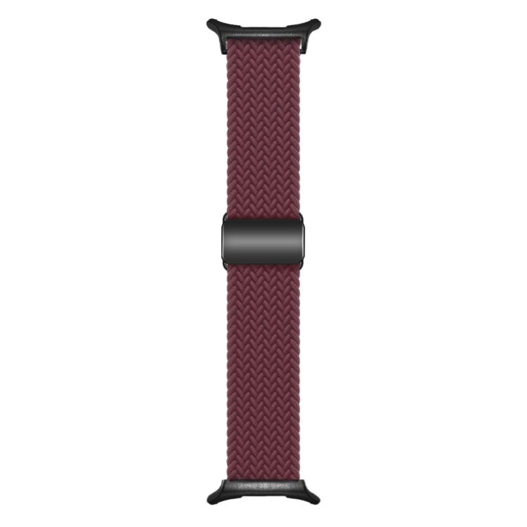 For Samsung Galaxy Watch Ultra 47mm / Ultra 2025 Nylon Loop Magnetic Buckle Watch Band(Wine Red) - Watch Bands by buy2fix | Online Shopping UK | buy2fix