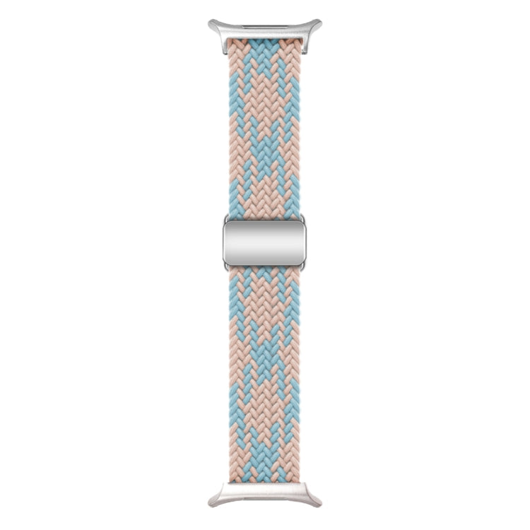 For Samsung Galaxy Watch Ultra 47mm / Ultra 2025 Nylon Loop Magnetic Buckle Watch Band(Blue Diamond Powder) - Watch Bands by buy2fix | Online Shopping UK | buy2fix