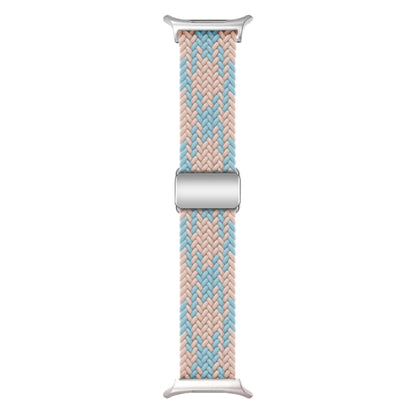 For Samsung Galaxy Watch Ultra 47mm / Ultra 2025 Nylon Loop Magnetic Buckle Watch Band(Blue Diamond Powder) - Watch Bands by buy2fix | Online Shopping UK | buy2fix