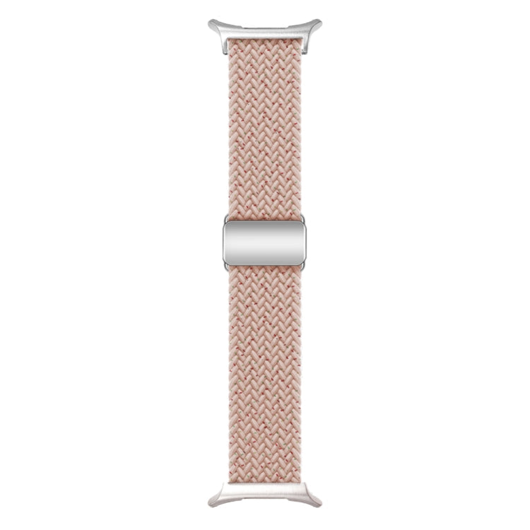 For Samsung Galaxy Watch Ultra 47mm / Ultra 2025 Nylon Loop Magnetic Buckle Watch Band(Starlight Pink) - Watch Bands by buy2fix | Online Shopping UK | buy2fix