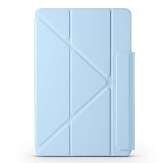 For Honor MagicPad 2 12.3 Fixed Buckle Magnetic Deformation Leather Tablet Case(Ice Blue) - Honor by buy2fix | Online Shopping UK | buy2fix
