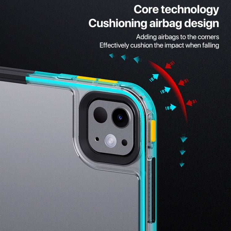 For iPad Air 11 2025 / 2024 Ming Shield Series PC Hybrid TPU Tablet Case(Grey) - iPad Air 11 2025 / 2024 Cases by buy2fix | Online Shopping UK | buy2fix
