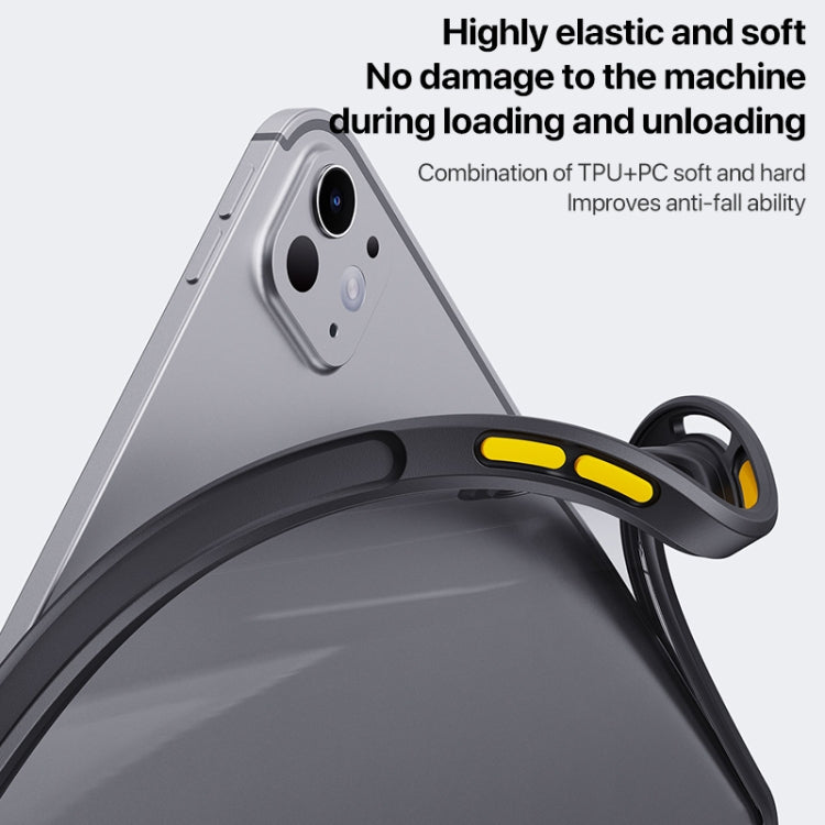 For iPad Air 11 2025 / 2024 Ming Shield Series PC Hybrid TPU Tablet Case(Grey) - iPad Air 11 2025 / 2024 Cases by buy2fix | Online Shopping UK | buy2fix