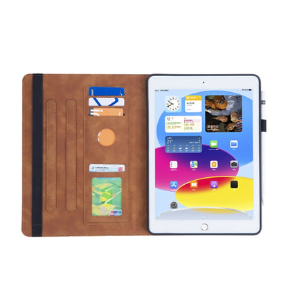 For iPad Air / Air 2 / 9.7 2018 Embossed Geometric Leather Smart Tablet Case(Brown) - iPad 9.7 (2018) & (2017) Cases by buy2fix | Online Shopping UK | buy2fix