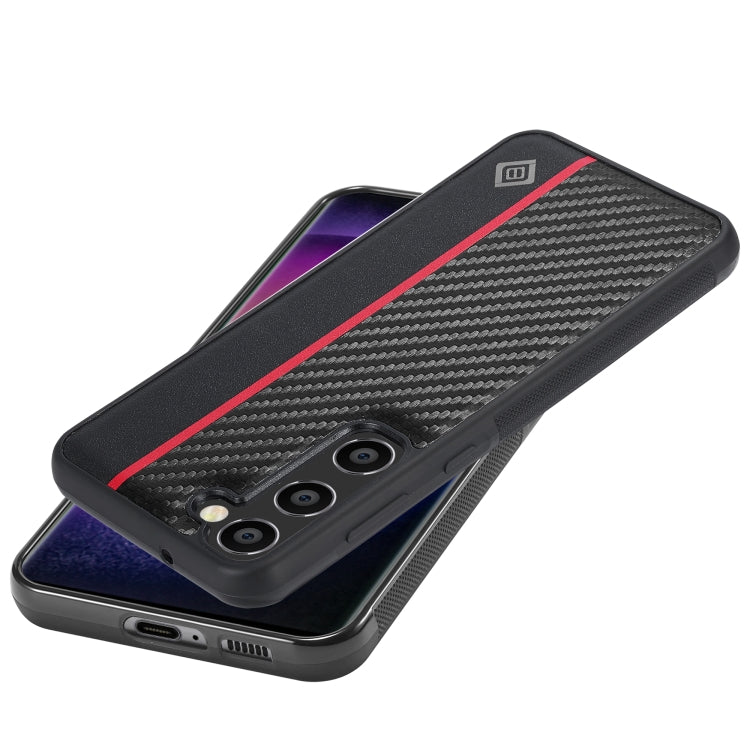 For Samsung Galaxy S25+ 5G LC.IMEEKE 3 in 1 Carbon Fiber Texture Shockproof Phone Case(Black) - Galaxy S25+ 5G Cases by LC.IMEEKE | Online Shopping UK | buy2fix