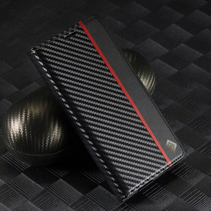 For Samsung Galaxy S25 Ultra 5G LC.IMEEKE Carbon Fiber Leather Phone Case(Vertical Black) - Galaxy S25 Ultra 5G Cases by LC.IMEEKE | Online Shopping UK | buy2fix