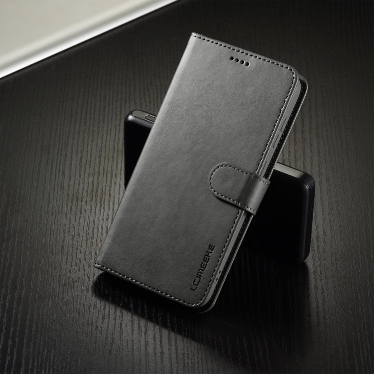 For Samsung Galaxy S25+ 5G LC.IMEEKE Calf Texture Leather Phone Case(Grey) - Galaxy S25+ 5G Cases by LC.IMEEKE | Online Shopping UK | buy2fix