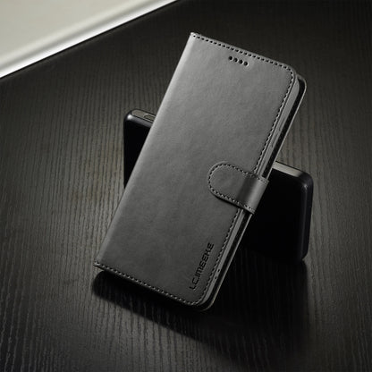 For Samsung Galaxy S25+ 5G LC.IMEEKE Calf Texture Leather Phone Case(Grey) - Galaxy S25+ 5G Cases by LC.IMEEKE | Online Shopping UK | buy2fix
