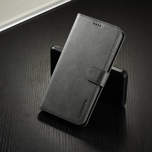 For Samsung Galaxy S25+ 5G LC.IMEEKE Calf Texture Leather Phone Case(Grey) - Galaxy S25+ 5G Cases by LC.IMEEKE | Online Shopping UK | buy2fix