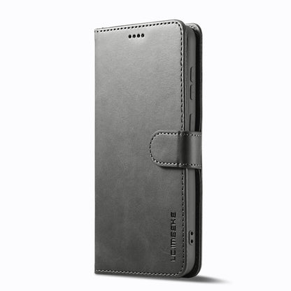 For Samsung Galaxy S25+ 5G LC.IMEEKE Calf Texture Leather Phone Case(Grey) - Galaxy S25+ 5G Cases by LC.IMEEKE | Online Shopping UK | buy2fix