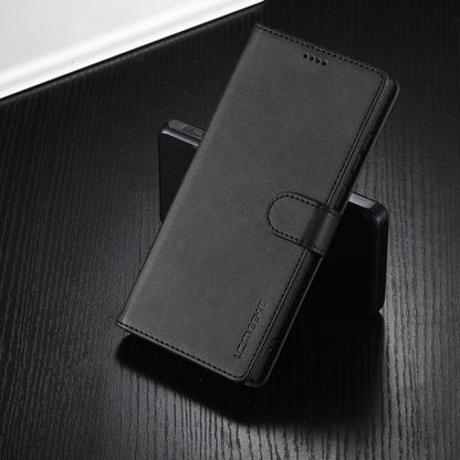 For Samsung Galaxy S25 Ultra 5G LC.IMEEKE Calf Texture Leather Phone Case(Black) - Galaxy S25 Ultra 5G Cases by LC.IMEEKE | Online Shopping UK | buy2fix