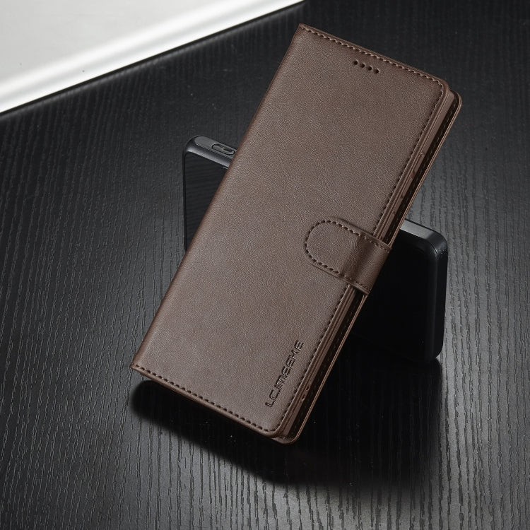 For Samsung Galaxy S25 Ultra 5G LC.IMEEKE Calf Texture Leather Phone Case(Coffee) - Galaxy S25 Ultra 5G Cases by LC.IMEEKE | Online Shopping UK | buy2fix