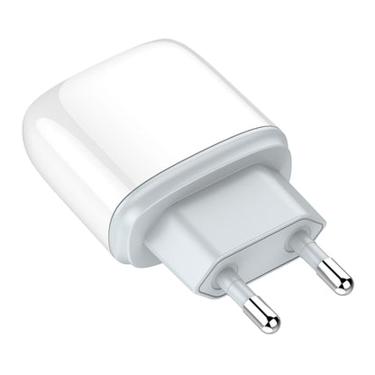 LDNIO Q229 QC3.0 / PD20W USB + Type-C Fast Charger with 1m USB to Micro USB Cable, Plug Type:EU Plug(White) - USB Charger by LDNIO | Online Shopping UK | buy2fix