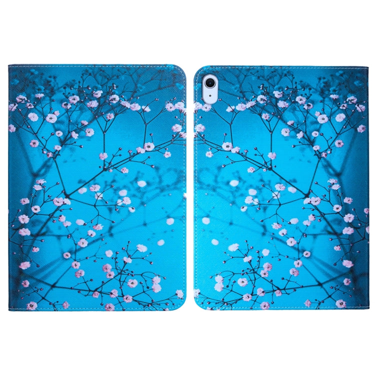 For iPad Air 13 2025 / 2024 Colored Drawing Leather Tablet Case(Plum Blossom) - iPad Air 13 2025 / 2024 Cases by buy2fix | Online Shopping UK | buy2fix