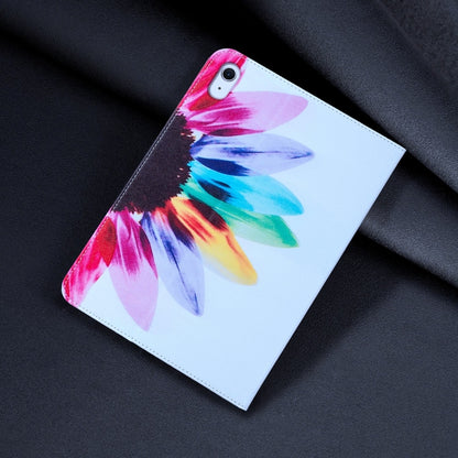 For iPad Air 13 2025 / 2024 Colored Drawing Leather Tablet Case(Sun Flower) - iPad Air 13 2025 / 2024 Cases by buy2fix | Online Shopping UK | buy2fix