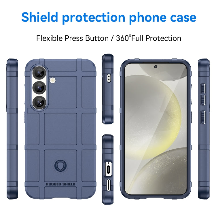 For Samsung Galaxy S25 5G Full Coverage Shockproof TPU Phone Case(Blue) by buy2fix