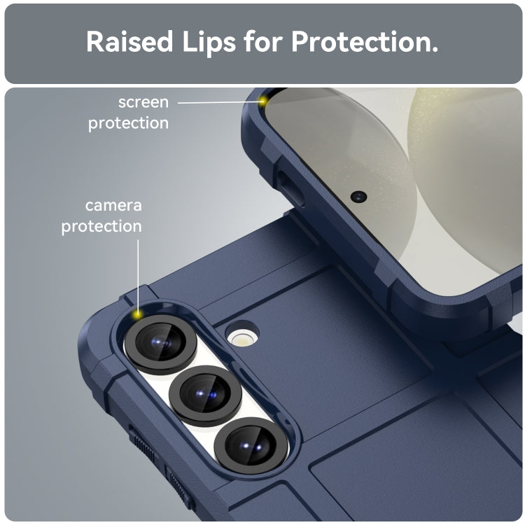 For Samsung Galaxy S25 5G Full Coverage Shockproof TPU Phone Case(Blue) by buy2fix